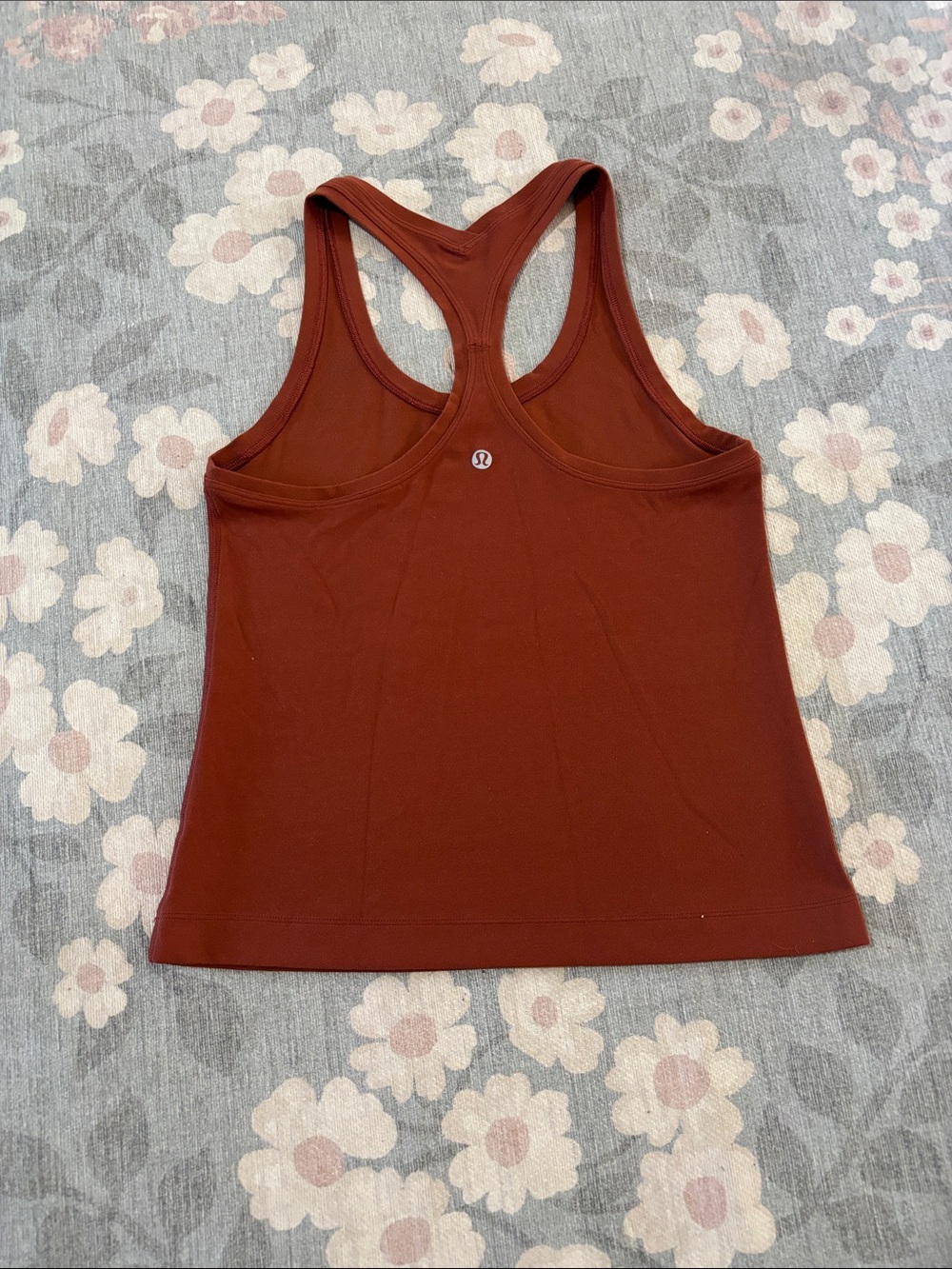 lululemon Rust Red Racerback Tank Top